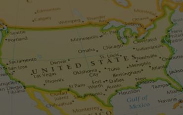 US Map - Land Containers