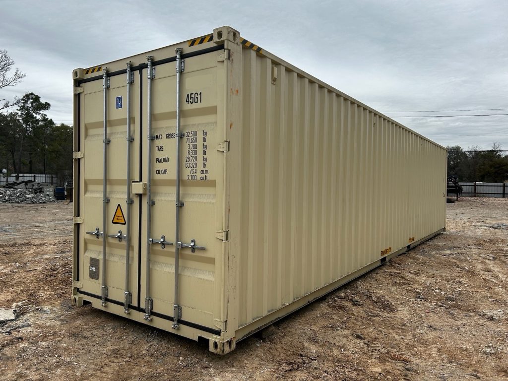 772340H One Trip 40’ HC Storage Container - Land Containers