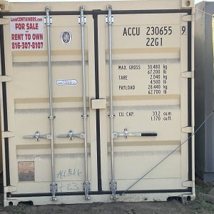 10’ One Trip New Standard Storage Container