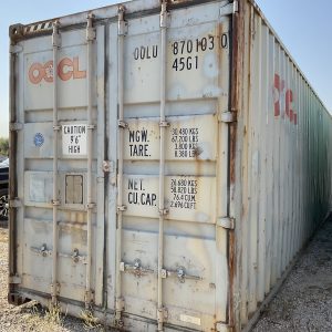 8701030 40’ High Cube Used Storage Container