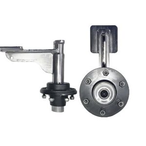 Shipping Container Wheels 6-Lug Hub Set (With Tires and Wheels)