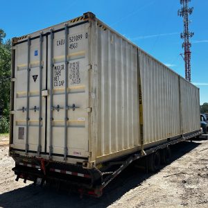 5210990 One plus-Trip 40’ HC Storage Container little rougher than a true 1-trip