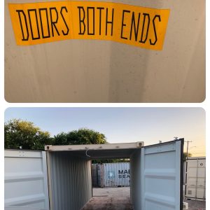 One-Trip 20’ Storage Container with Double-Doors (doors on both ends) Copy