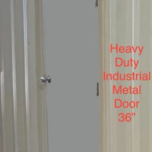 Heavy Duty Fabricated Industrial metal door welded in