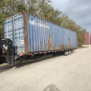 9204531 Used 40’ HC Storage Container (Damaged)