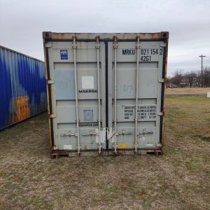 0211542 Used Standard 40’ Storage Container (damaged)