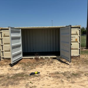 One-Trip 20’ Storage Container with Open Side